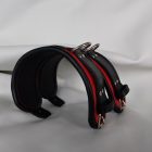 bdsm red leather ankle cuff