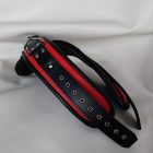 bdsm red leather ankle cuff