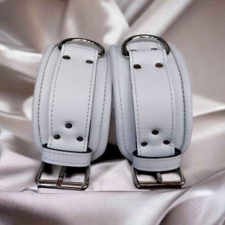weiß leder Fußfesseln Bdsm