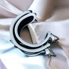 weiß leder Fußfesseln Bdsm