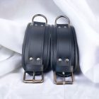  Bdsm Leder Fußfesseln schwarz