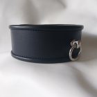 Leather Neck Cuff -Rings – Lockable (Black)