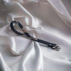  Fetish leather chain neck collar