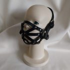 Ledermaulkorb – Riemen (Schwarz)