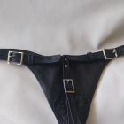 bdsm bor lakatolhato szoges noi tanga, hátulról, kézzel készítve