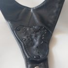 bdsm bor lakatolhato szoges noi tanga, közelről, kézzel készítve