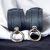Leder fessel armband-1 paar(schwarz)