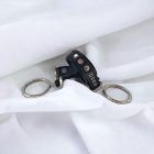 Bdsm leather penis ring
