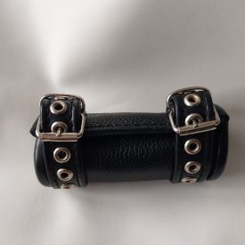 BDSM leather spiked penis cuff