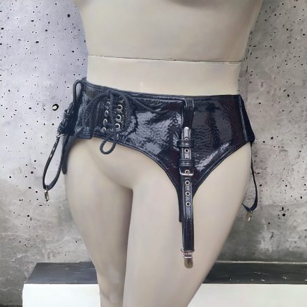 Patent leather garter belt ( Men, Women)