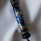 Anubis Deluxe Lederpeitsche – Exklusive Echtlederpeitsche mit ägyptischem Muster