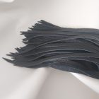 BDSM Schwarze Lederpeitsche – Geflochtener Griff