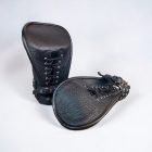 BDSM ököl és patakesztyű fekete bőrből