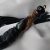 BDSM leather whip with painted handle