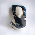 BDSM Lackleder Kopfmaske