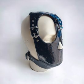 BDSM Lackleder Kopfmaske