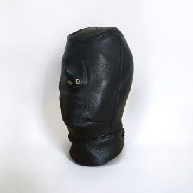 Bdsm bőr zárt maszk