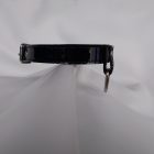 Fetish lacquered leather neck collar