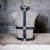 schwarzes leder bdsm-body-harness mit stachelverzierungen, handgefertigt