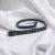 Black leather leash