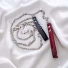 Patent leather leash