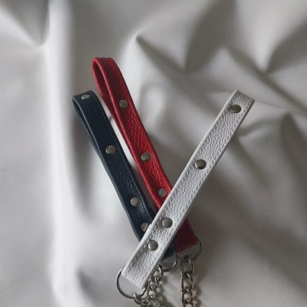 Kettenleine mit Ledergriff 