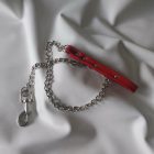 Kettenleine mit Ledergriff 