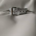 BDSM collar with spiked decorations (silver)