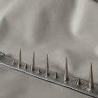 BDSM collar with spiked decorations (silver)