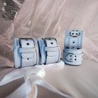 BDSM leather handcuff discounted accessory