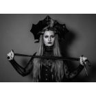 Fetish bőr denevér collar