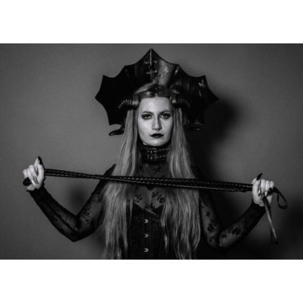 Fetish bőr denevér collar