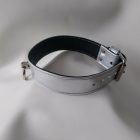 Leather Neck Straps – Crumpled Effect (Silver, Green)