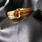 Bdsm nyakörv -fényes (arany színű)