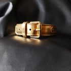 Bdsm nyakörv -fényes (arany színű)