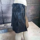 Fetish leather skirt