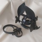 Bdsm leather Pony bridle pet-play harness